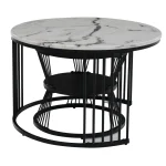 Холна маса комплект с помощна маса кръгла маса - Image 2