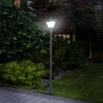 Outsunny Solar LED Градински фенер Колона 120 см - Image 2