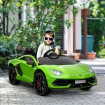 Акумулаторна кола за деца Homcom, Lamborghini, 12V - Image 2