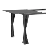 Outsunny Pergola Besede 4 завеси, 1 прибиращ се покрив - Image 5