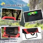 PawHut 2 в 1 ремарке за велосипеди за кучета - Image 4