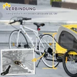 Ремарке за кучета PawHut, мрежест прозорец - Image 7