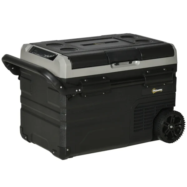 Outsunny Автомобилен охладител 40L с LED осветление