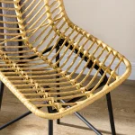 HOMCOM Модерни ратанови бар столове - Image 5