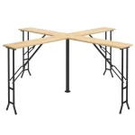 Outsunny маса за пикник, външна сгъваема маса, до 20 души