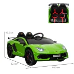 Акумулаторна кола за деца Homcom, Lamborghini, 12V - Image 5