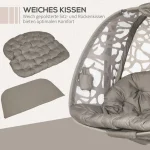 Outsunny Стол-яйце за 2 души - Image 4