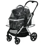 Количка за кучета PawHut Количка за кучета, сгъваема - Image 6