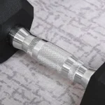 HOMCOM 2x4kg гумени дъмбели с шестограмни тежести - Image 5