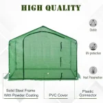 Outsunny Walk In Greenhouse оранжерия, PVC покритие - Image 9