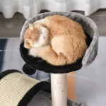 PawHut Плюшено котешко дърво Активен център - Image 4