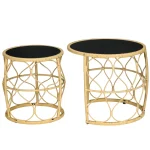 Outsunny Комплект от 2 градински маси Бохо стил - Image 3