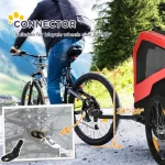 PawHut 2 в 1 ремарке за велосипеди за кучета - Image 9