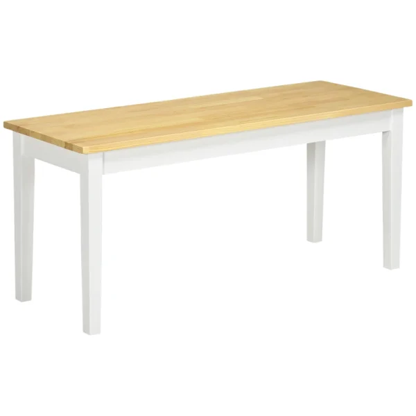 Дървена трапезна пейка за 2 души HOMCOM 102 cm