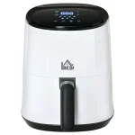 Фритюрник с топъл въздух HOMCOM, 1300W, 2.6 л,