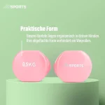 ScSPORTS® винилови дъмбели - комплект от (2x0,5 кг) - Image 5