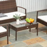 Outsunny Комплект мебели за вътрешен двор от 4 части - Image 2