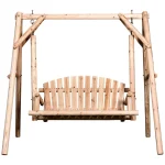 Outsunny Външна градинска люлка за 2 души