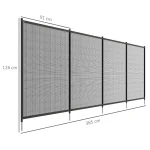 Предпазна ограда за басейн Outsunny 4 части - Image 3