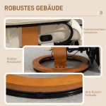 Накланящ се стол HOMCOM, въртящ се, до 150 кг - Image 4