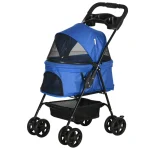 Количка за кучета PawHut до 4 кг - Image 11