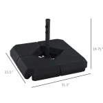 Outsunny 4 бр. Основни тежести за чадъри - Image 2