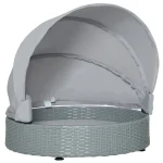 Плетено кучешко легло PawHut Ратанов диван