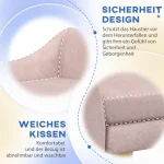 PawHut Кучешки, Котешки диван с облегалка с дървени крака - Image 5