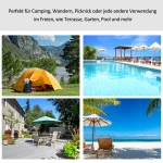 Outsunny градински шезлонг с 5-степенна облегалка - Image 4