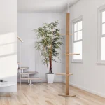 Котешко дърво за катерене за котки с 3 нива, котешко драскало - Image 7