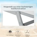 Outsunny градински шезлонг с 5-степенна облегалка - Image 6