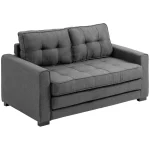 HOMCOM Разтегателен диван с функция за сън 147,5x75x85 см - Image 3