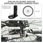 Ремарке за велосипед PawHut ремарке за кучета до 20 кг - Image 9