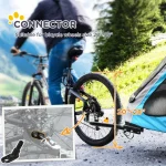 Количка за кучета 2в1, Ремарке за велосипеди PawHut - Image 4