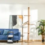 Котешко дърво за катерене за котки с 3 нива, котешко драскало - Image 9