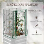 Outsunny Комплект оранжерии с повдигната леха от 3 бр - Image 6