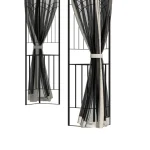 Outsunny градинска шатра с двоен покрив, рафтове за витрини - Image 11