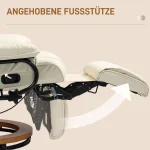 Накланящ се стол HOMCOM, въртящ се, до 150 кг - Image 5