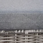 Outsunny Градински шезлонг от полиратан с възглавница - Image 8