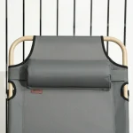 Outsunny Външен сгъваем накланящ се шезлонг с възглавница - Image 10