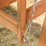 Outsunny Hollywood люлка от истинско дърво, градинска люлка - Image 9