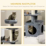 Драскалка PawHut с котешка пещера, 1 дъска за драскане - Image 7