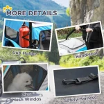 Количка за кучета 2в1, Ремарке за велосипеди PawHut - Image 10