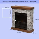 Електрическа камина Klarstein Lienz - Image 5