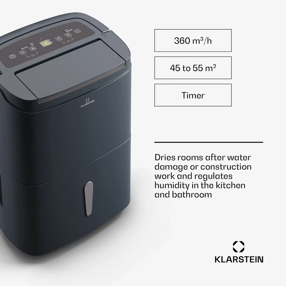 Влагоуловител DryFy Connect 50 Klarstein - Image 4