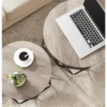 Комплект от 2 кръгли холни маси Songmics - Image 7