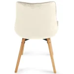 Трапезни столове MIADOMODO® - кремав, комплект 2 бр. - Image 9