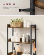 Рафт, Органайзер за баня, Vasagle, 63x25x165 см - Image 6