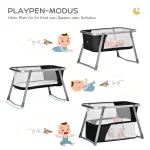 Бебешко легло HOMCOM, легло за пътуване, бебешка люлка - Image 8