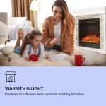 Електрическа камина Klarstein Nevis Peak - Image 2